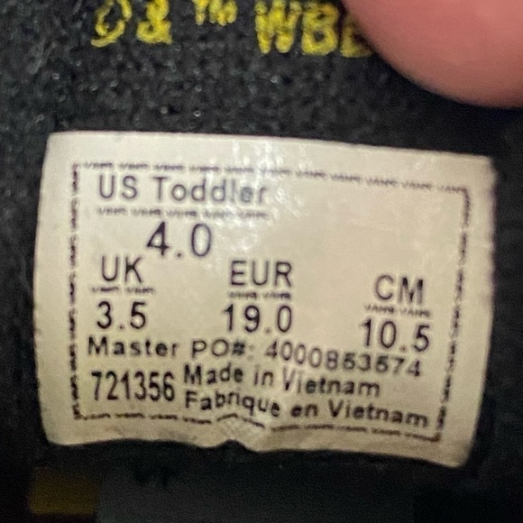 Vans x Harry Potter Sk8-Hi Zip High Top Sneaker Size 4 Toddler - Picture 10 of 10